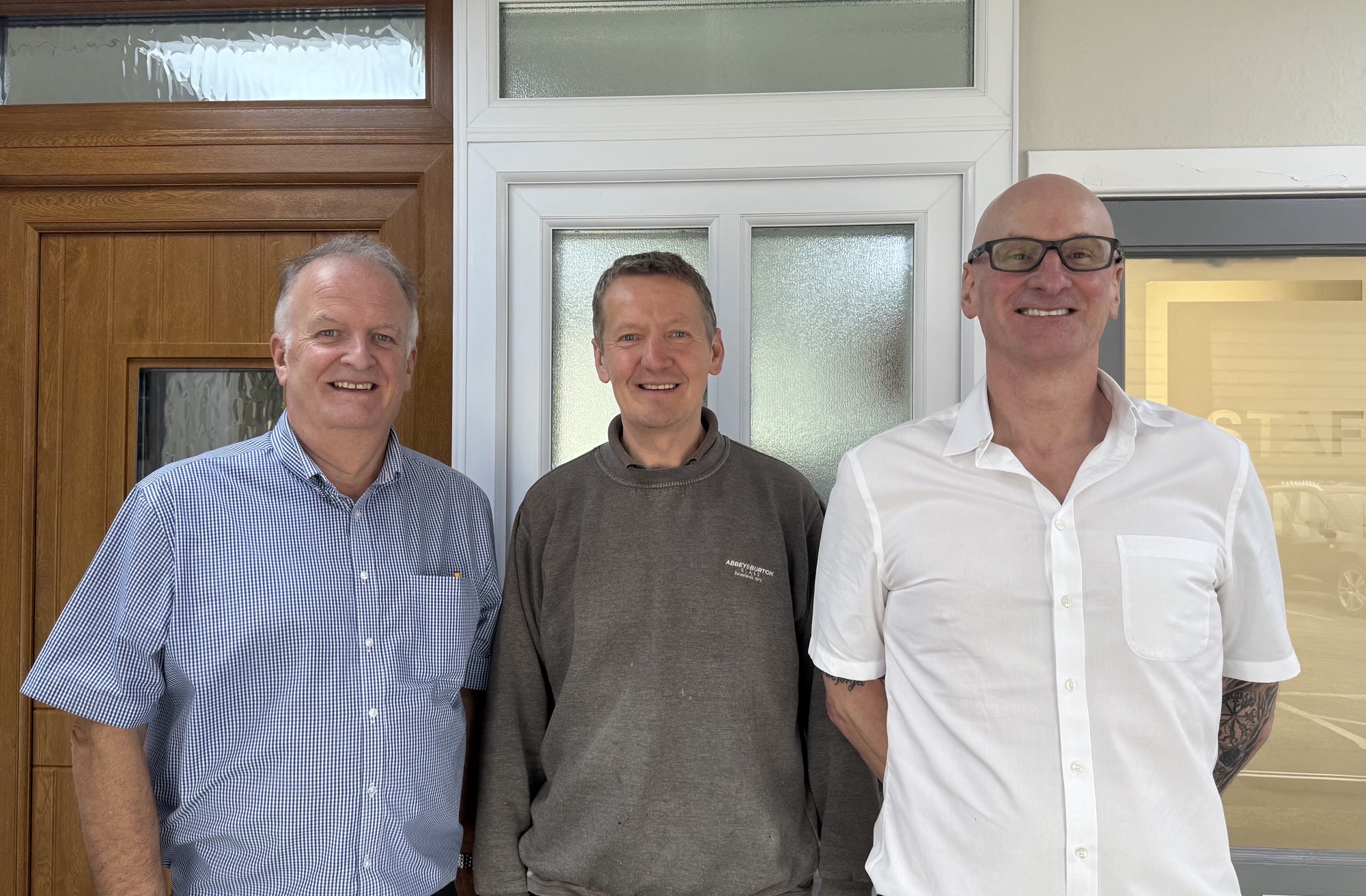 Gary Blackwell with Directors Mark & Jon Osborne