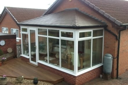 After Edwardian Style Tiled Warm Roof Conservatory, 