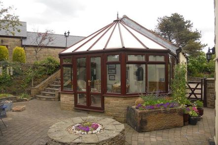 Before Adding the Tiled Warm Roof to the Conservatory, 