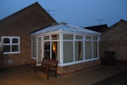 Before Edwardian Style Tiled Warm Roof Conservatory, 