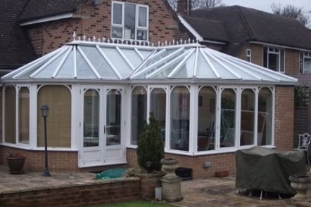 Before Tiled Warm Roof Conservatory, 