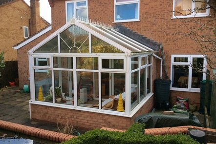 Before Tiled Warm Roof Conservatory, 