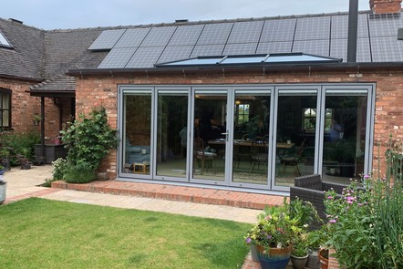 Tele Grey Aluminium Bifolds, 