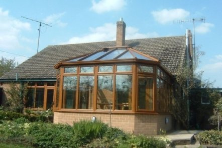 English Oak PVCu Conservatory English Oak PVCu Conservatory,