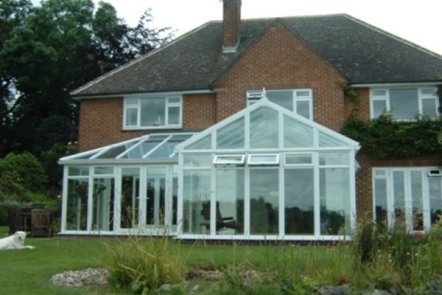 White PVCu Consevatory White PVCu Consevatory,