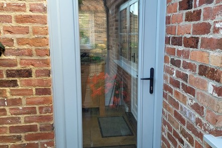 Agate Grey Fully Glazed Composite Door, 