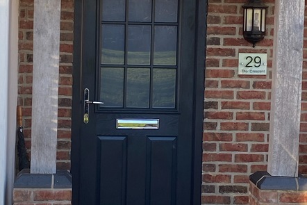 Anthracite Grey Composite Door, 