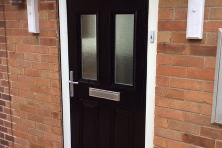 Black Composite Door, 