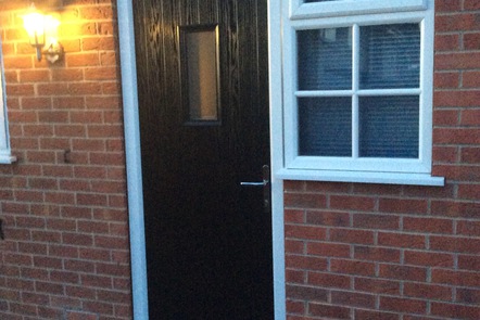 Black Cottage Comp Door, 