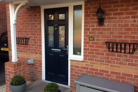Blue Composite Door, 