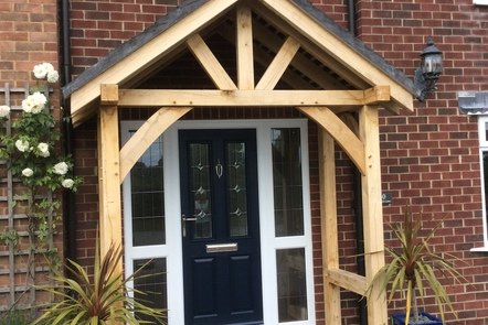 Blue Composite Door, 