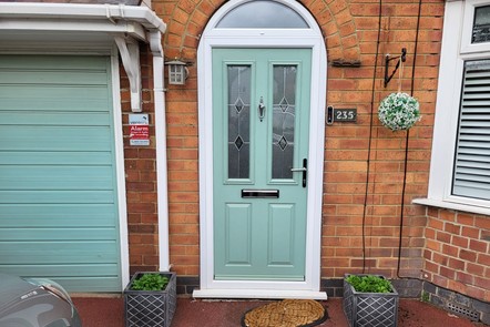 Chartwell Green Dual Glazed Composite Door, 