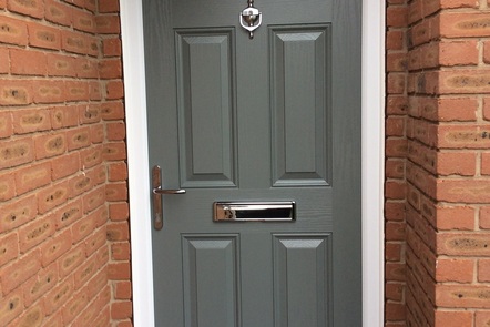 Grey Composite Door, 