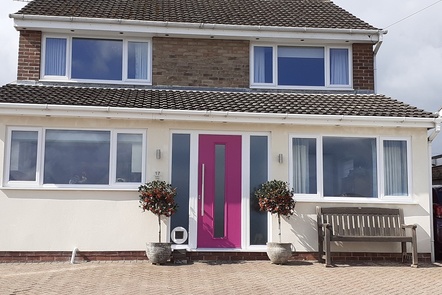 Pink Composite Door & Side Panels, 