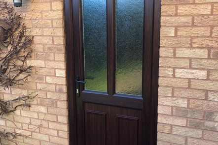 Rosewood PVCu Door, 