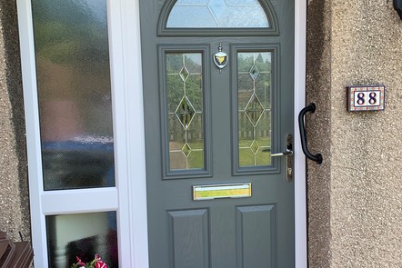 Traffic Grey Composite Door, 