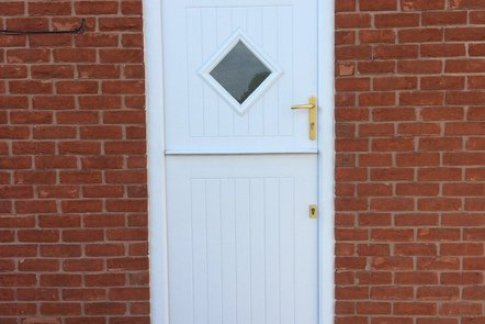 White Stable Composite Door, 