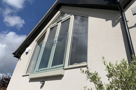 Aluminium French Doors with Juliet Balcony, 