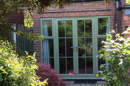 Heritage Green Aluminium French Doors, 