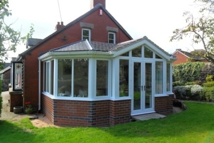 White PVCu Garden Room White PVCu Garden Room, designed and built by Abbey & Burton Glass in the Derby and Burton areas.