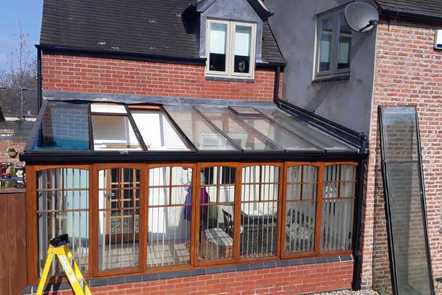 Before Glazing Roof Panels, 